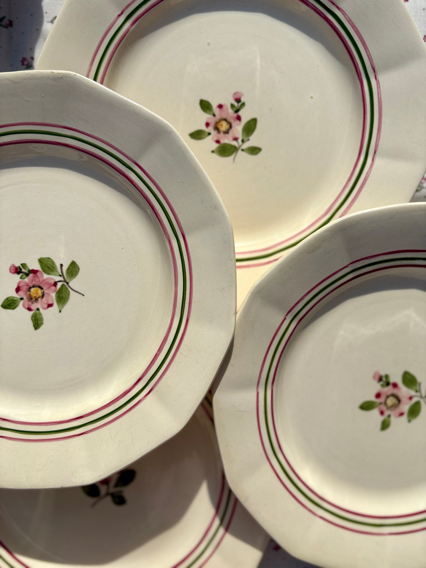 Set de 4 assiettes plates