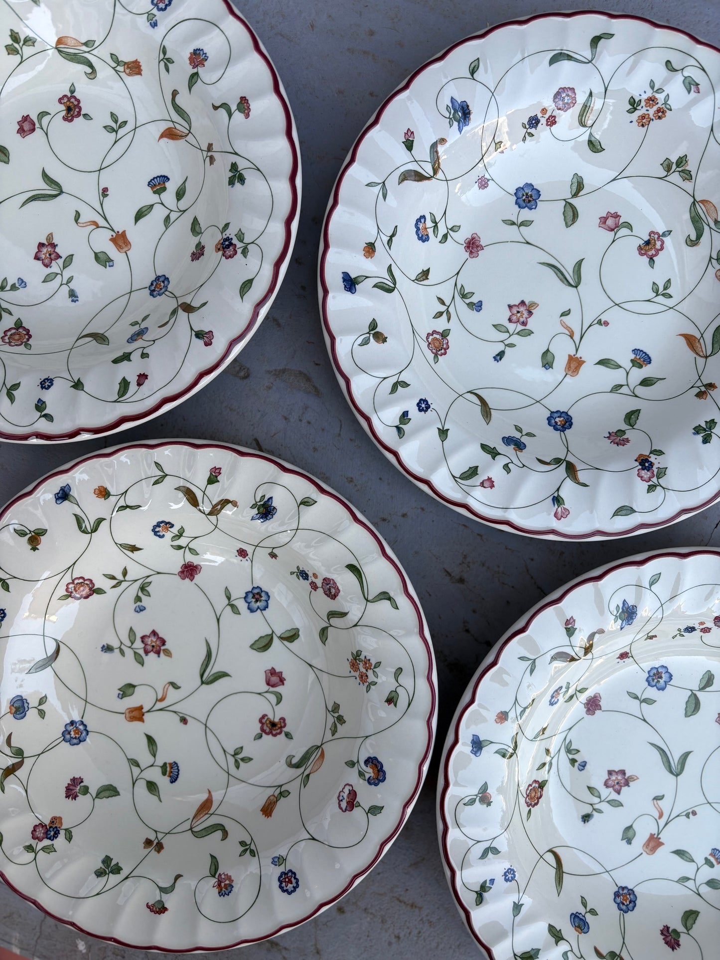 Set de 4 assiettes creuses
