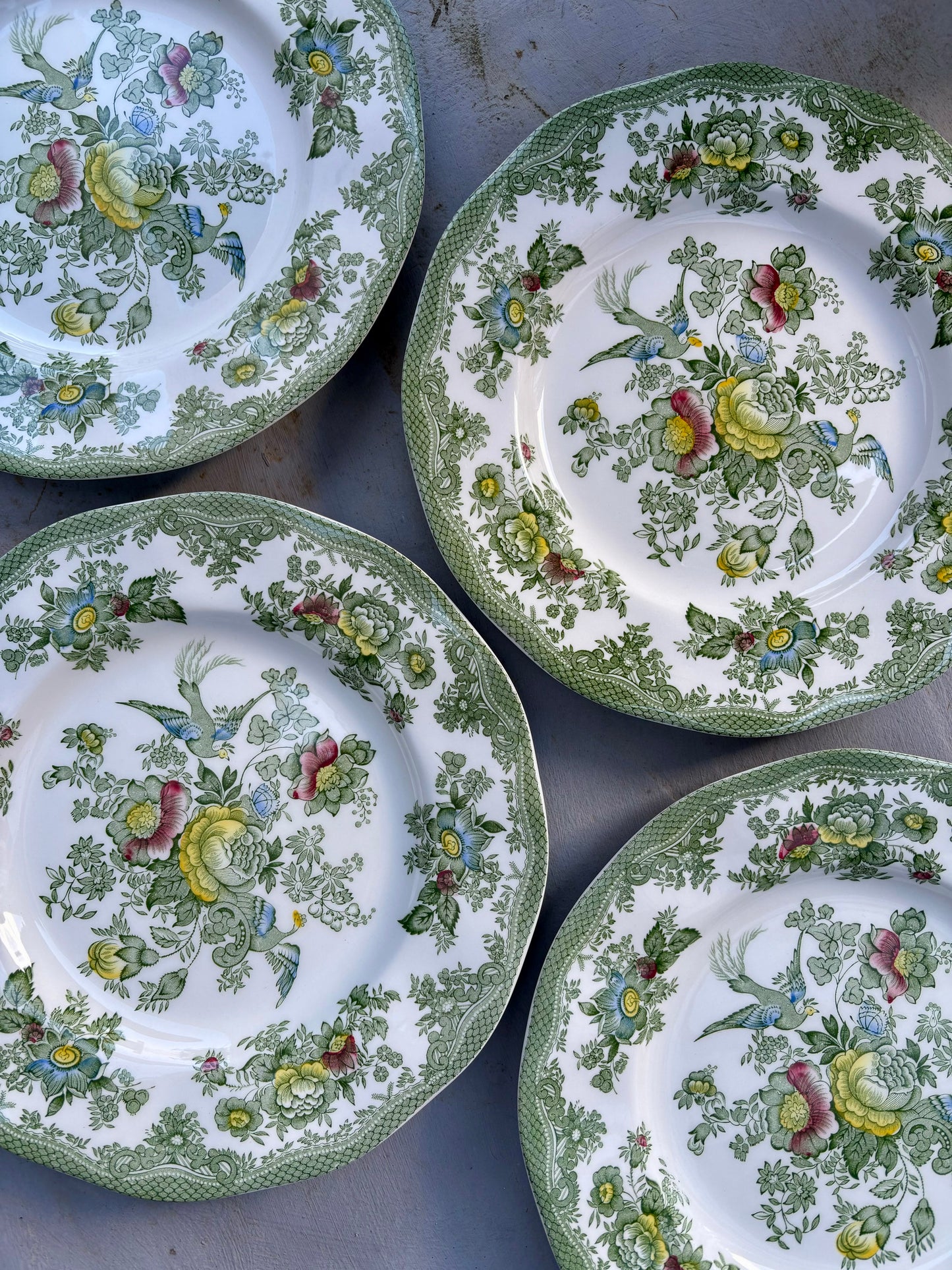 Set de 4 assiettes plates