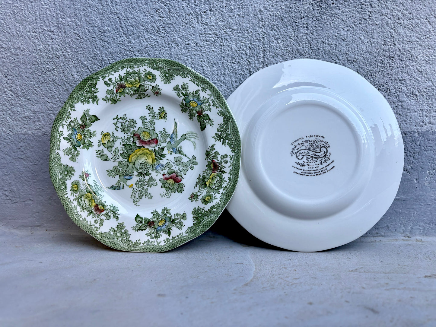 Set de 4 assiettes plates